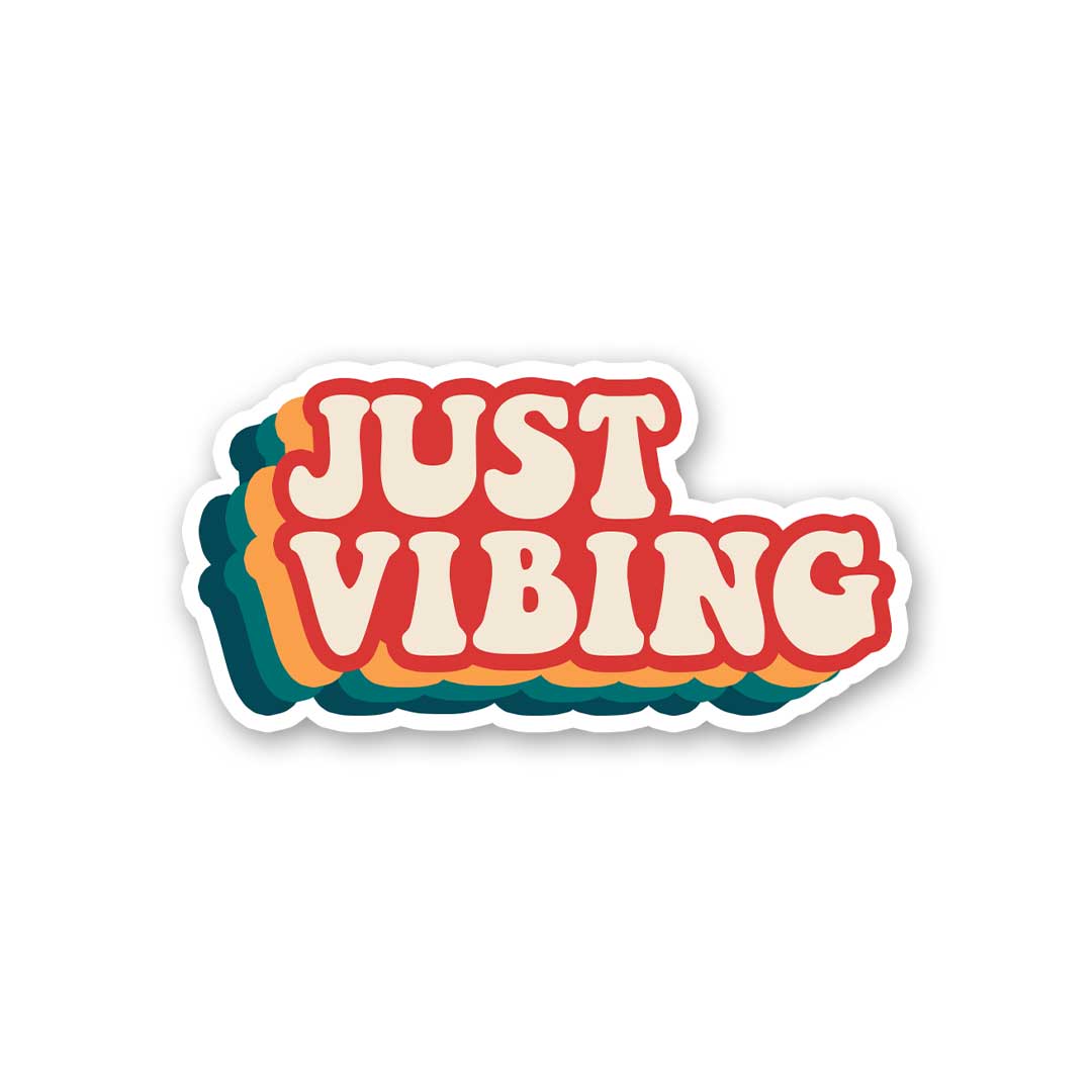 Just Vibing Sticker