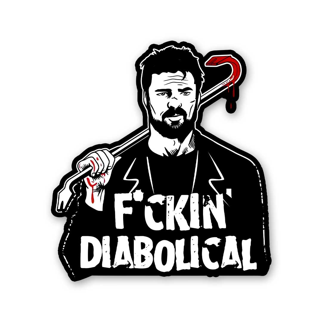 Fckin Diabolical Sticker