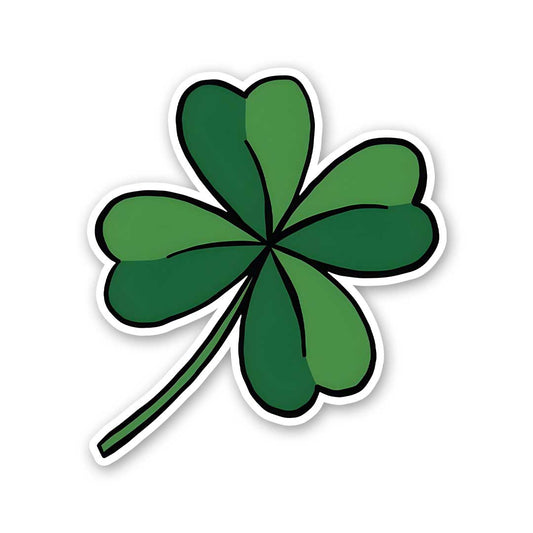 Four-Leaf Clover Sticker