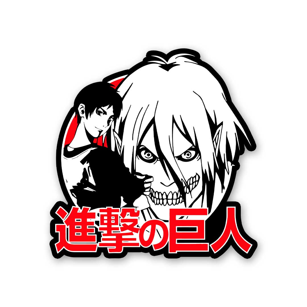 Eren Attack On Titan Sticker