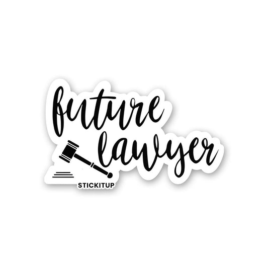 Future lawyer Sticker
