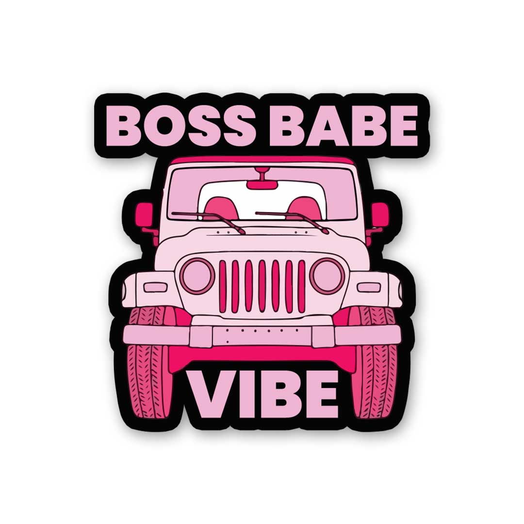 Boss Babe Vibe Sticker