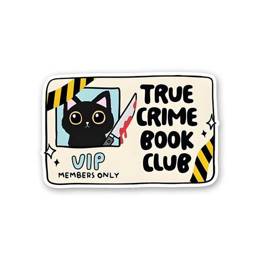 True Crime Book Club Sticker