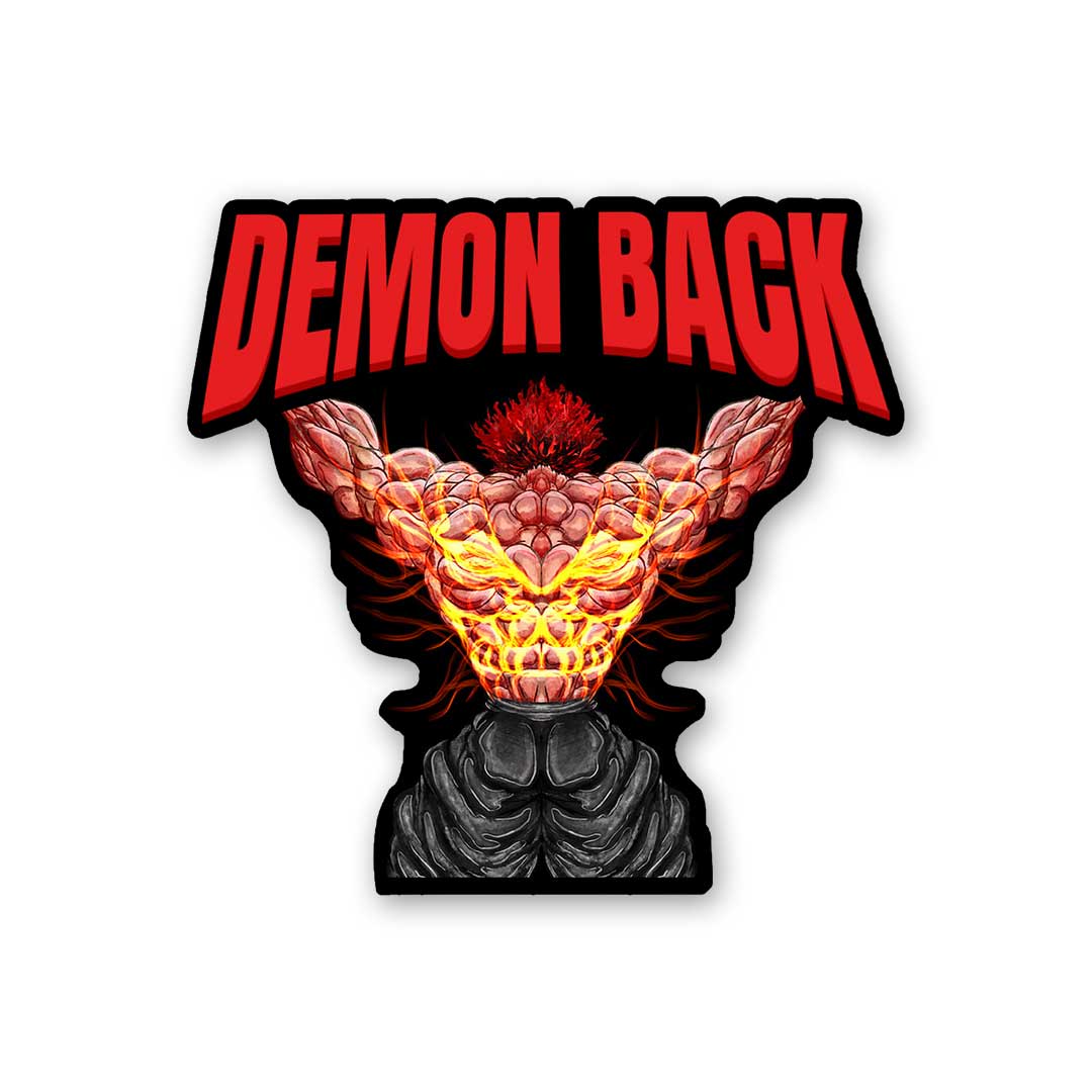 Demons Back Sticker