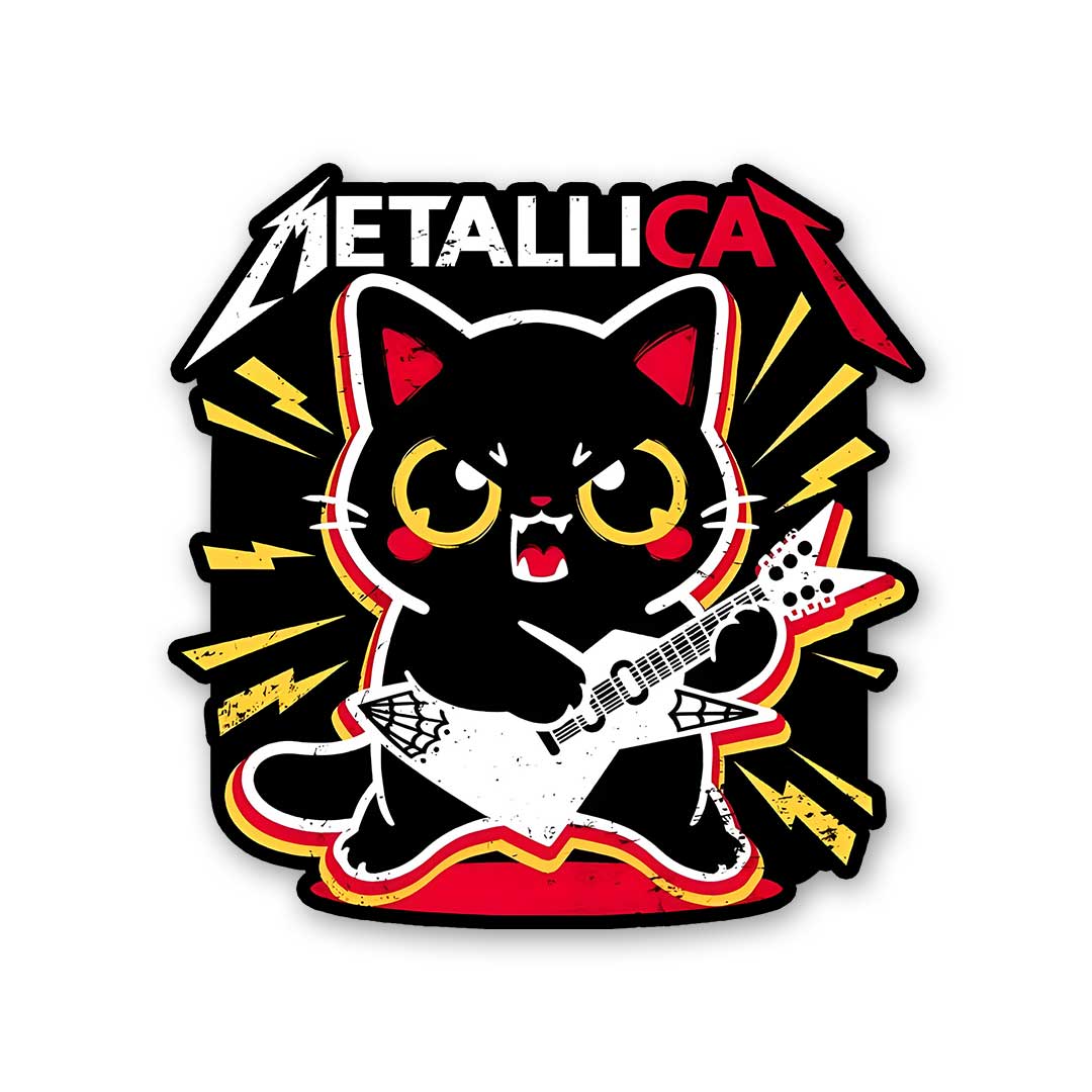 Metallicat Sticker