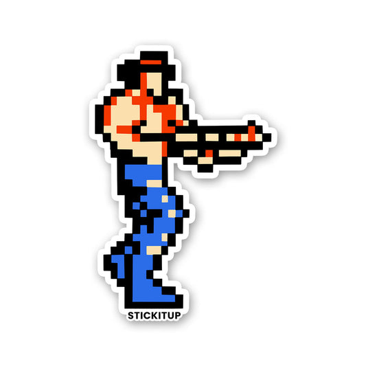 RETRO COMMANDO Sticker| STICK IT UP