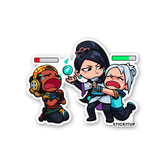 RAZE VS JETT Sticker| STICK IT UP
