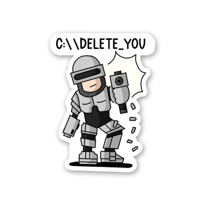 Delete You Sticker