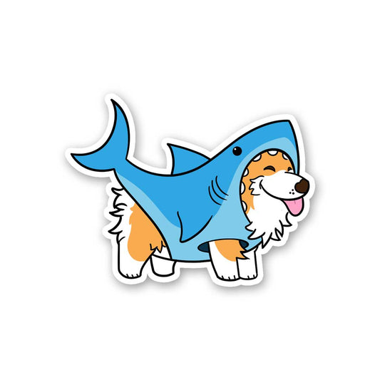 Dog Shark Sticker