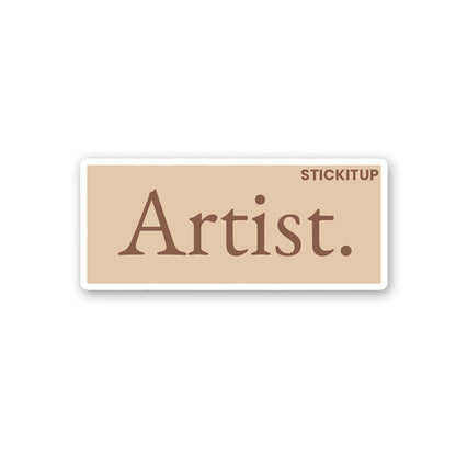Artist Sticker