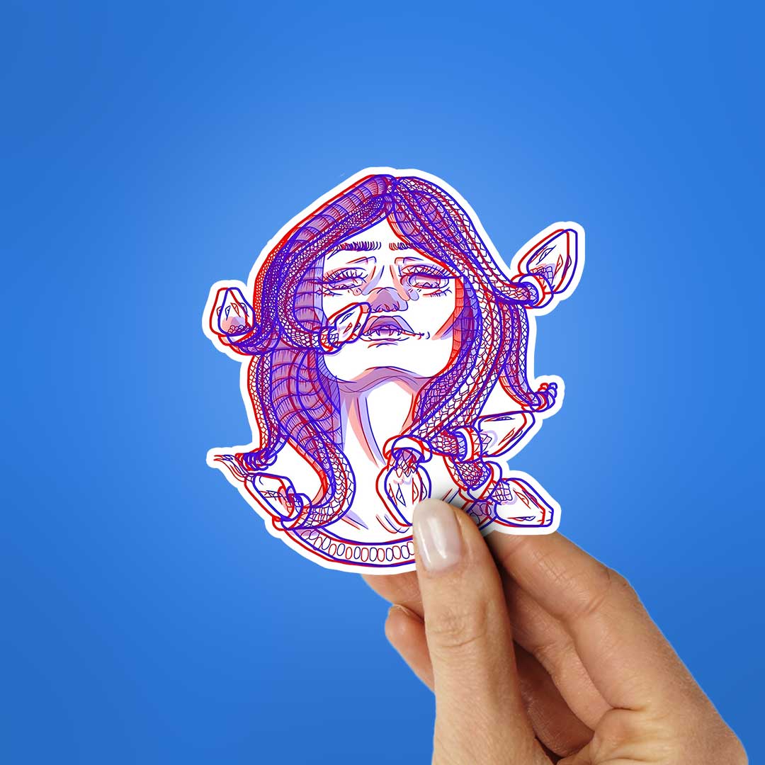 Medusa Sticker