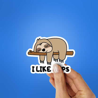 I Like Naps Sticker