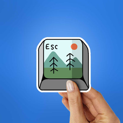 Esc 1.0 Sticker