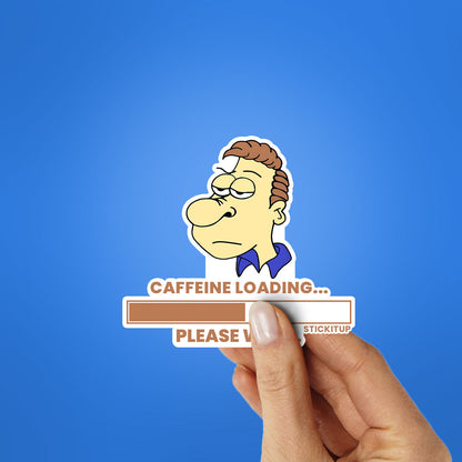 Caffeine loading Sticker