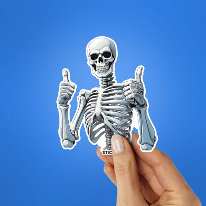 HAPPY SKULL Sticker| STICK IT UP