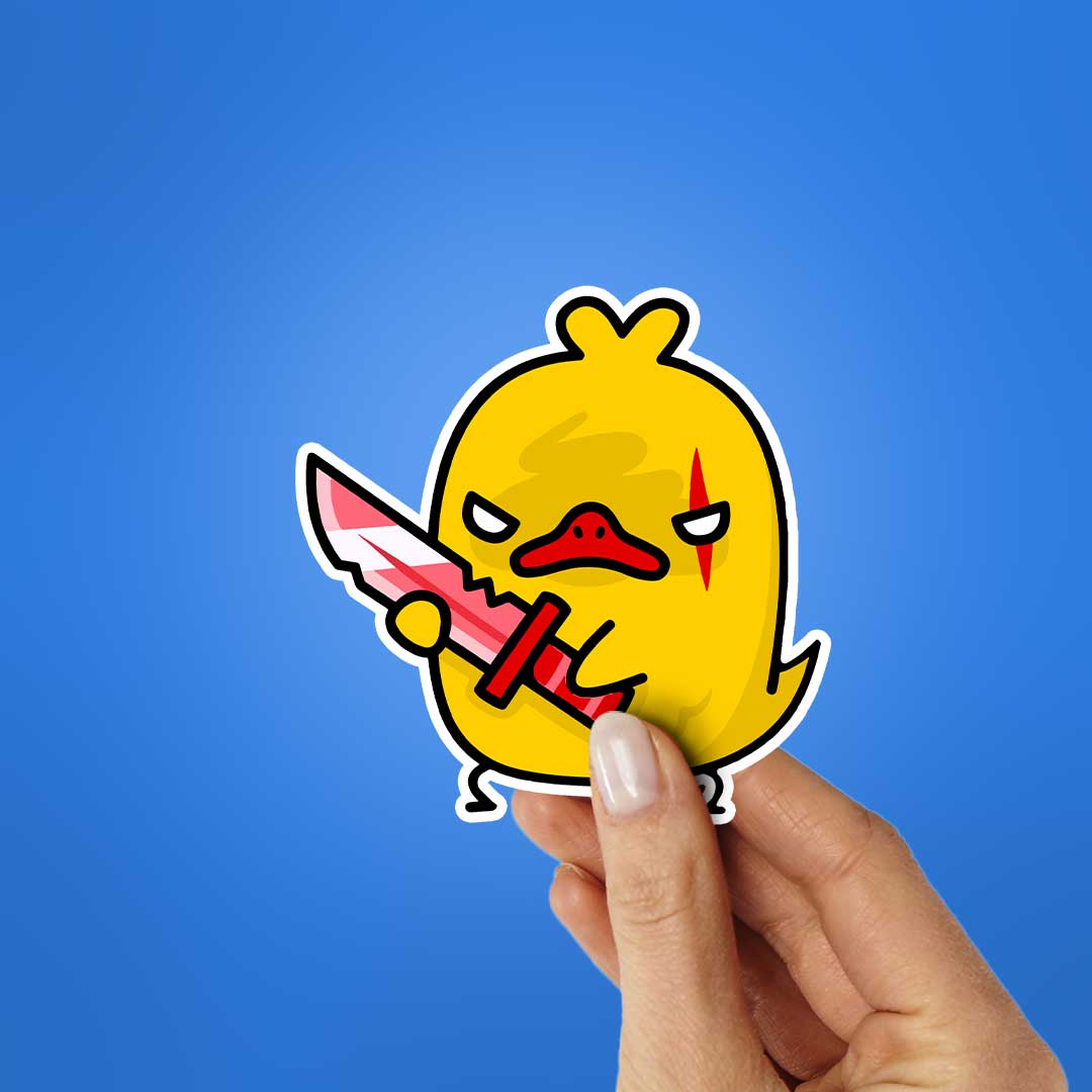 Angry Chicken Sticker