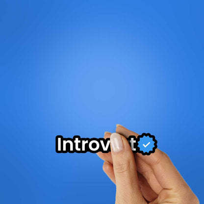 Introvert Verified Sticker