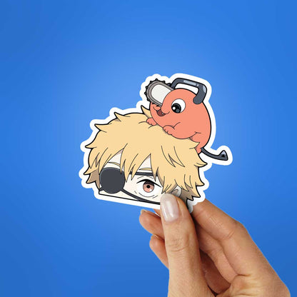 Chainsaw Man Chibi Sticker