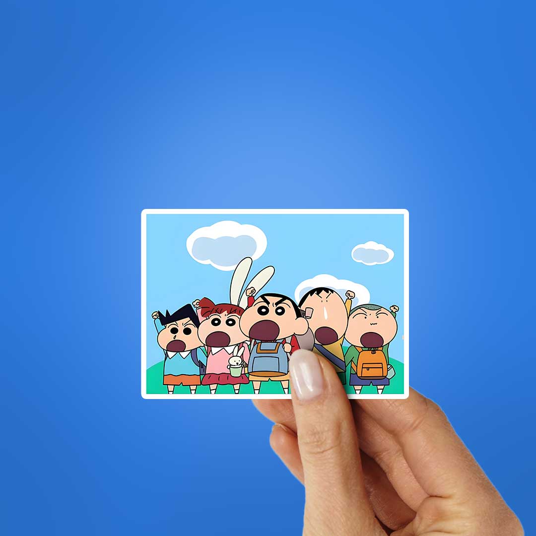 Shinchan Squad Sticker