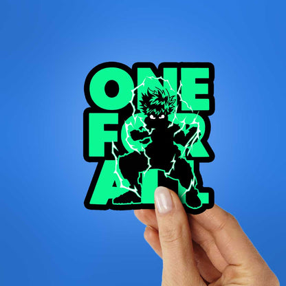 One For All Izuku Sticker