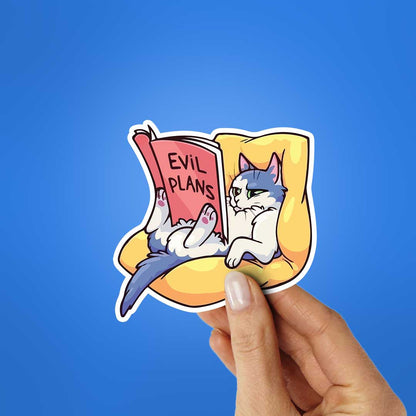 Evil Plans Sticker