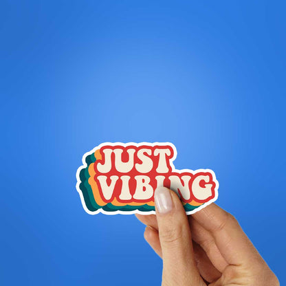 Just Vibing Sticker