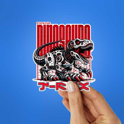 Cyborg T Rex Sticker