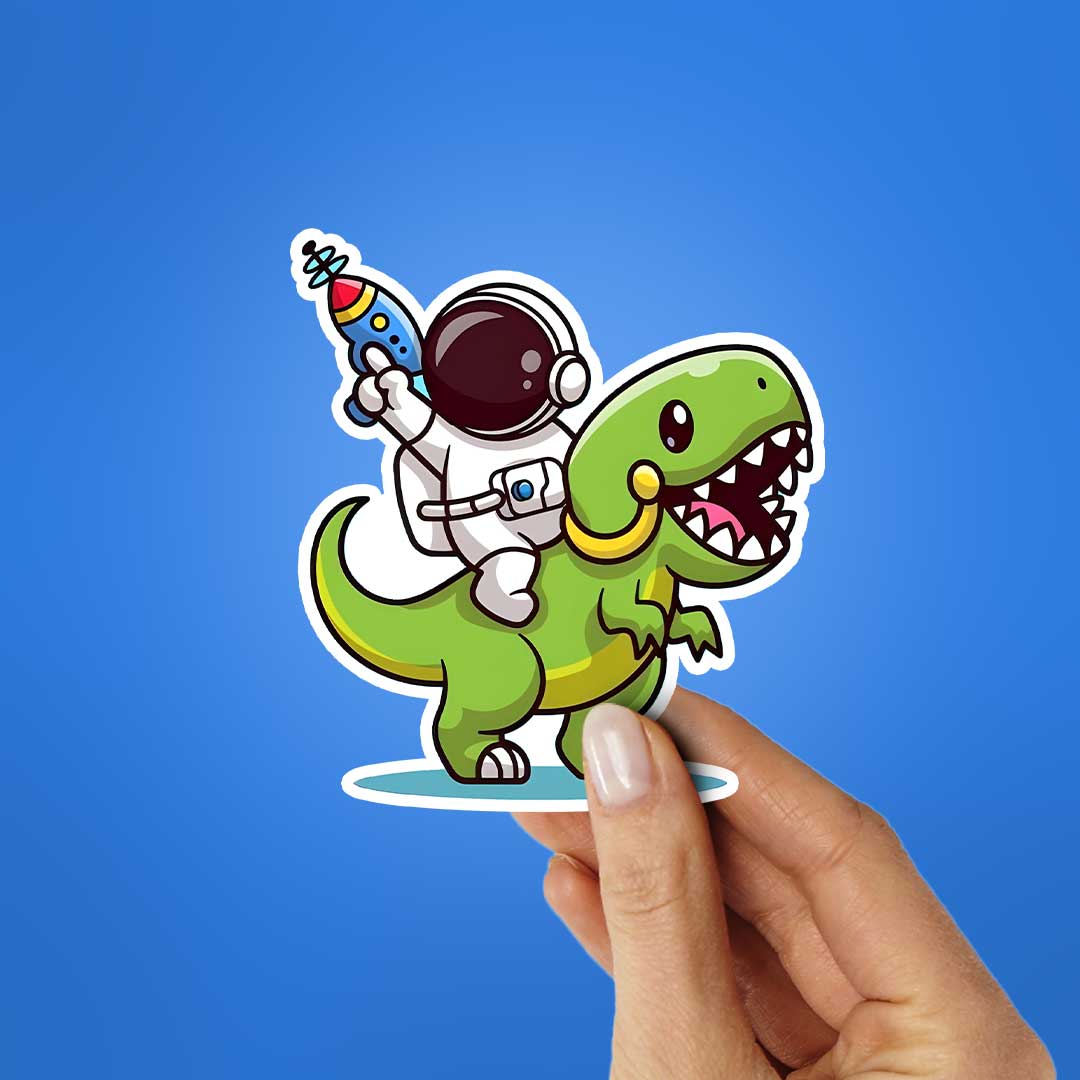 Astro Dino Sticker