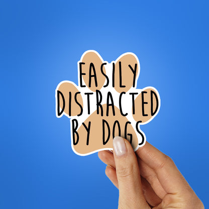 Distracted By Dog  Sticker