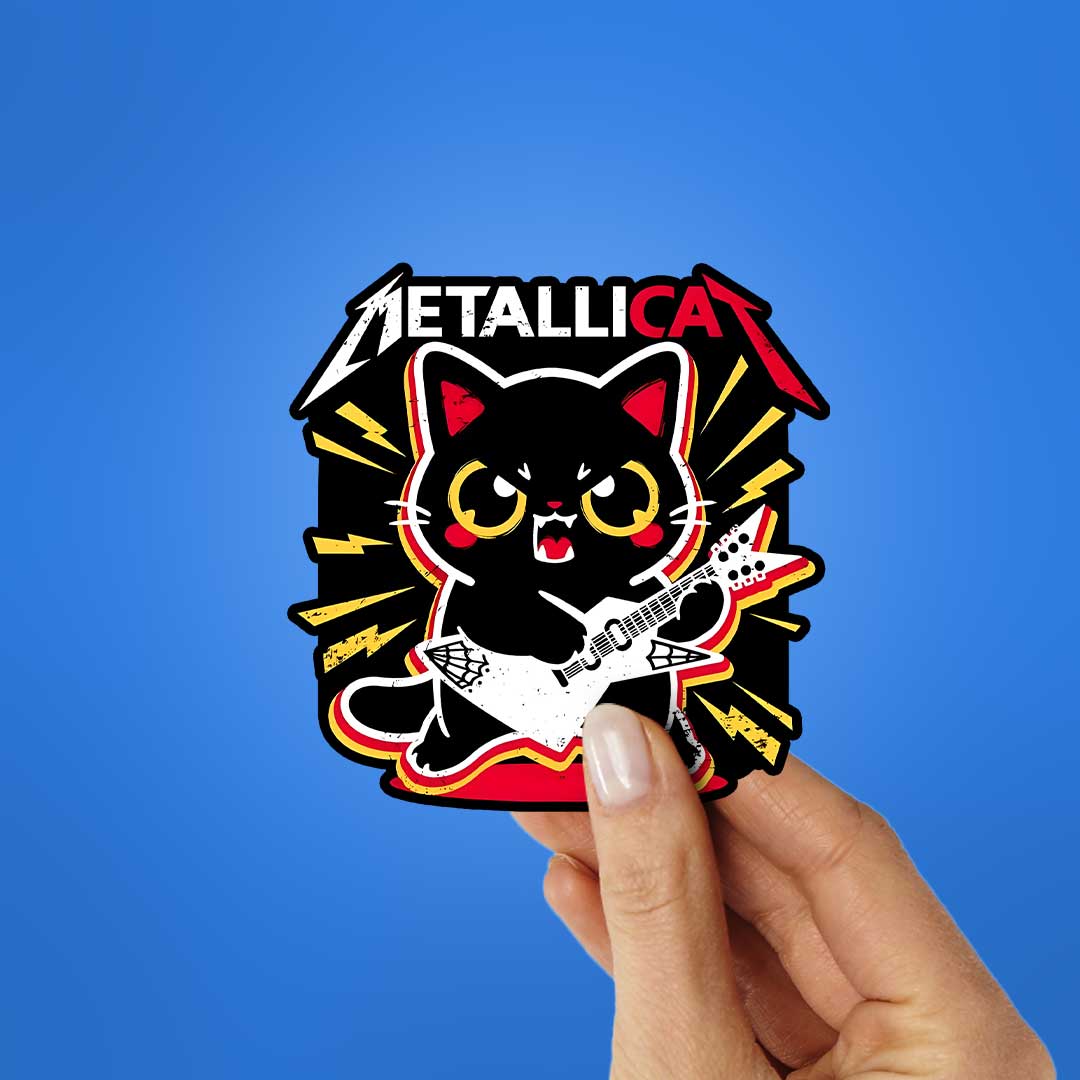 Metallicat Sticker