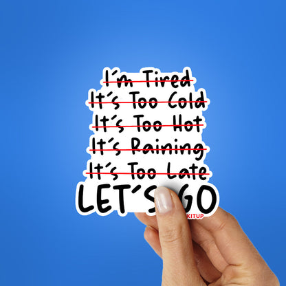 Let's Go 1.0 Sticker