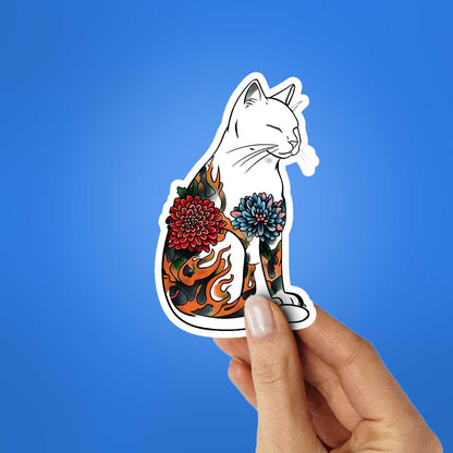 Japenese Cat Sticker