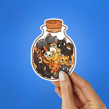 Bundle Of Cats Sticker