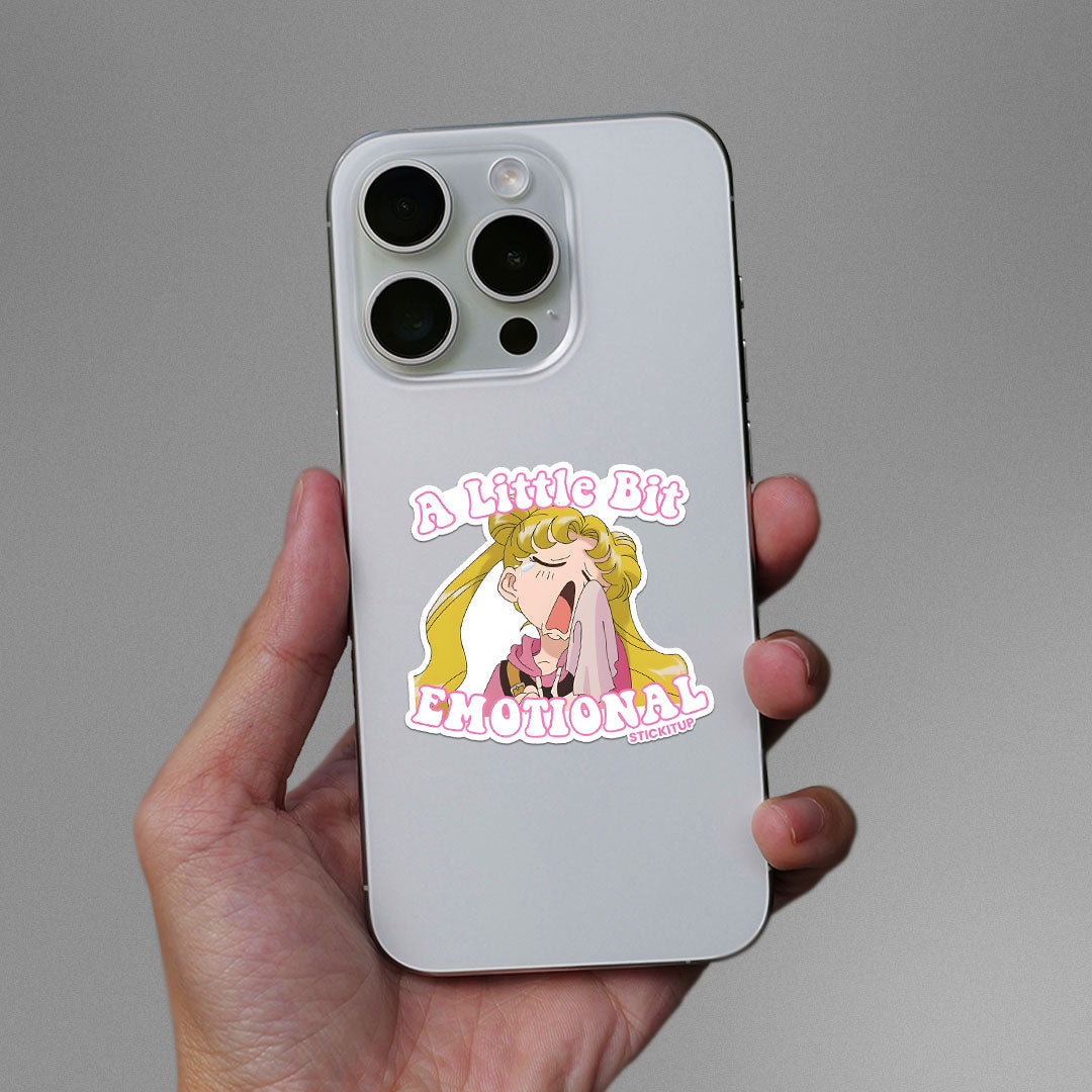 A LITTLE BIT EMOTIONAL Sticker| STICK IT UP