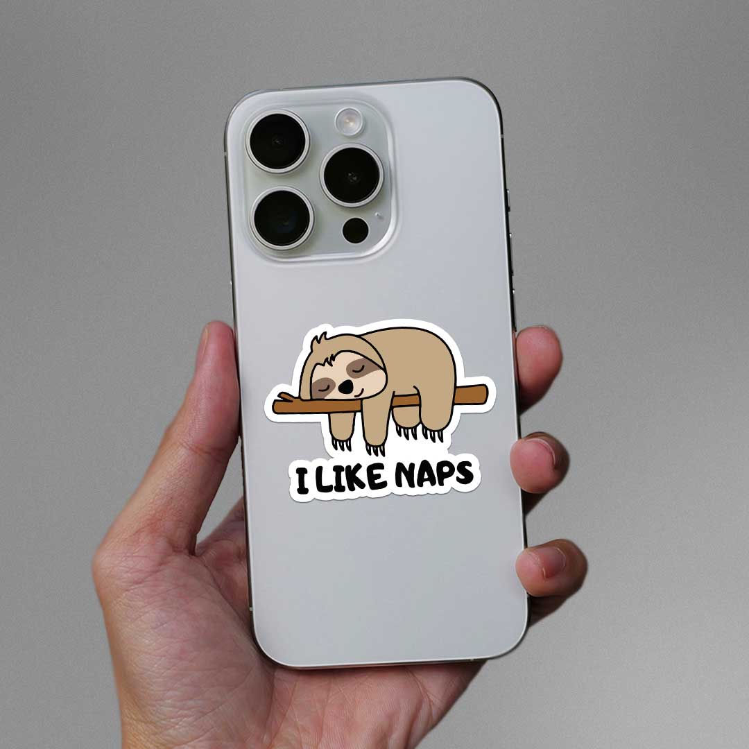 I Like Naps Sticker