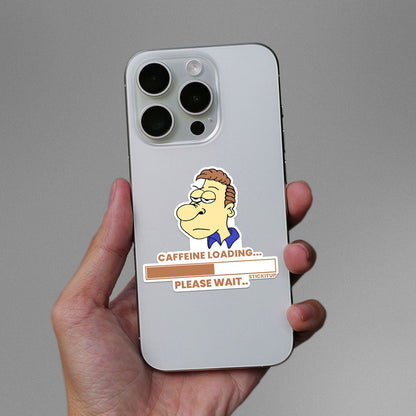 Caffeine loading Sticker