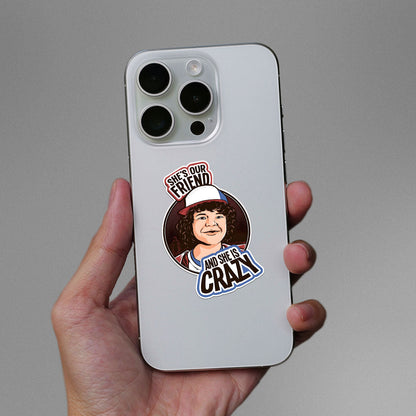 She's Our Friend Sticker