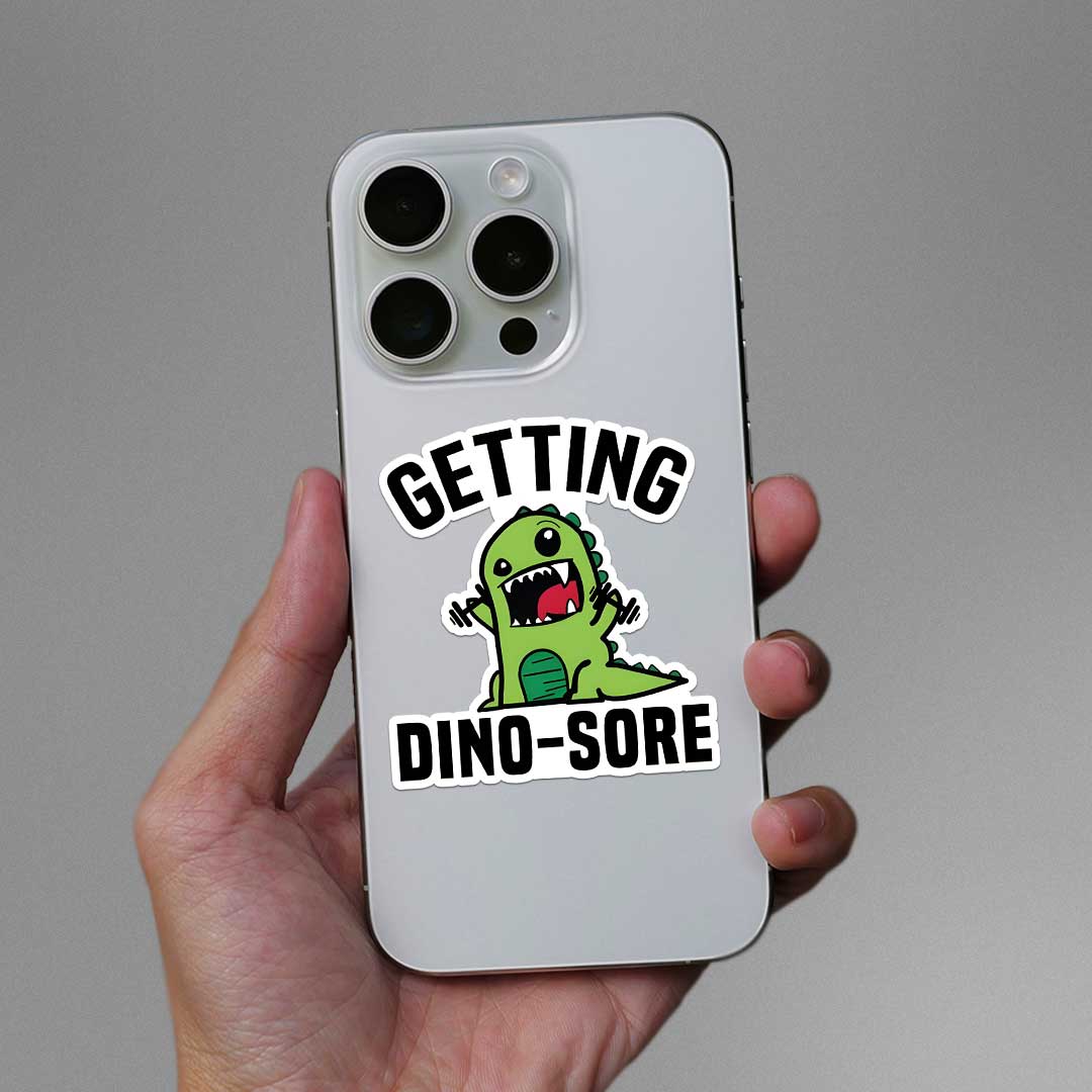 Getting Dinosore Sticker