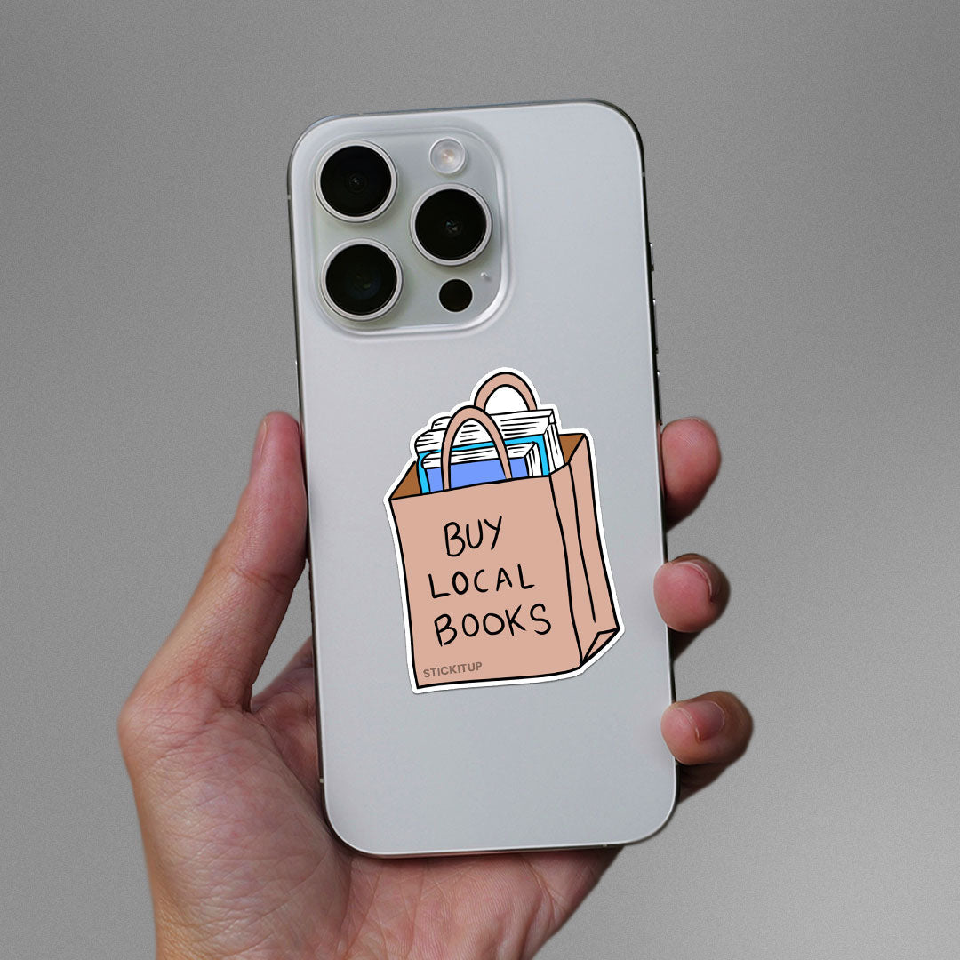 Buy Local Books Sticker