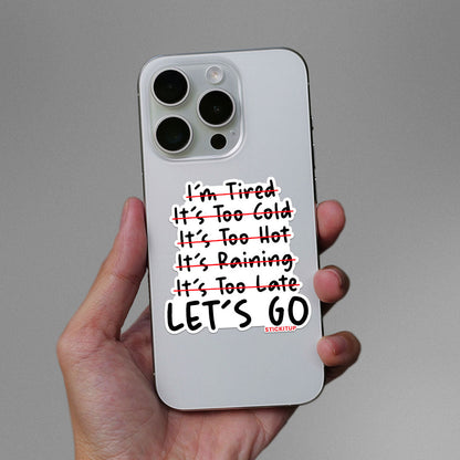 Let's Go 1.0 Sticker