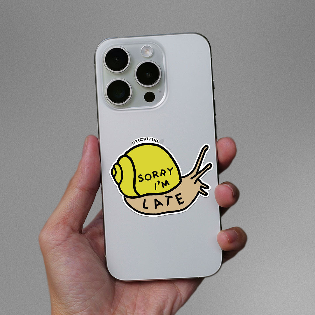 Sorry I'm Late 1.0 Sticker