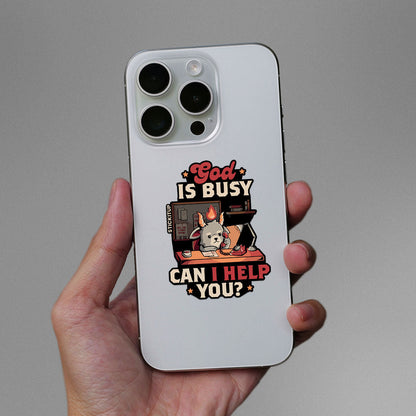 Can I Help You Sticker