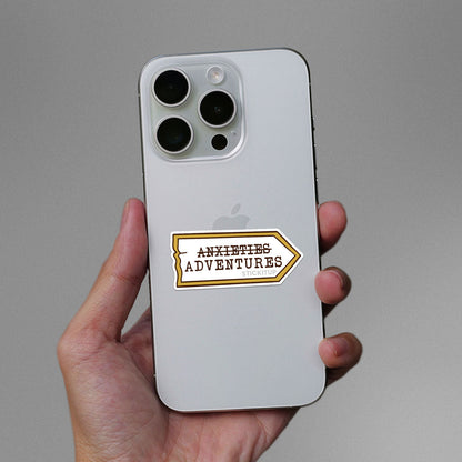 Anxieties Adventures Sticker
