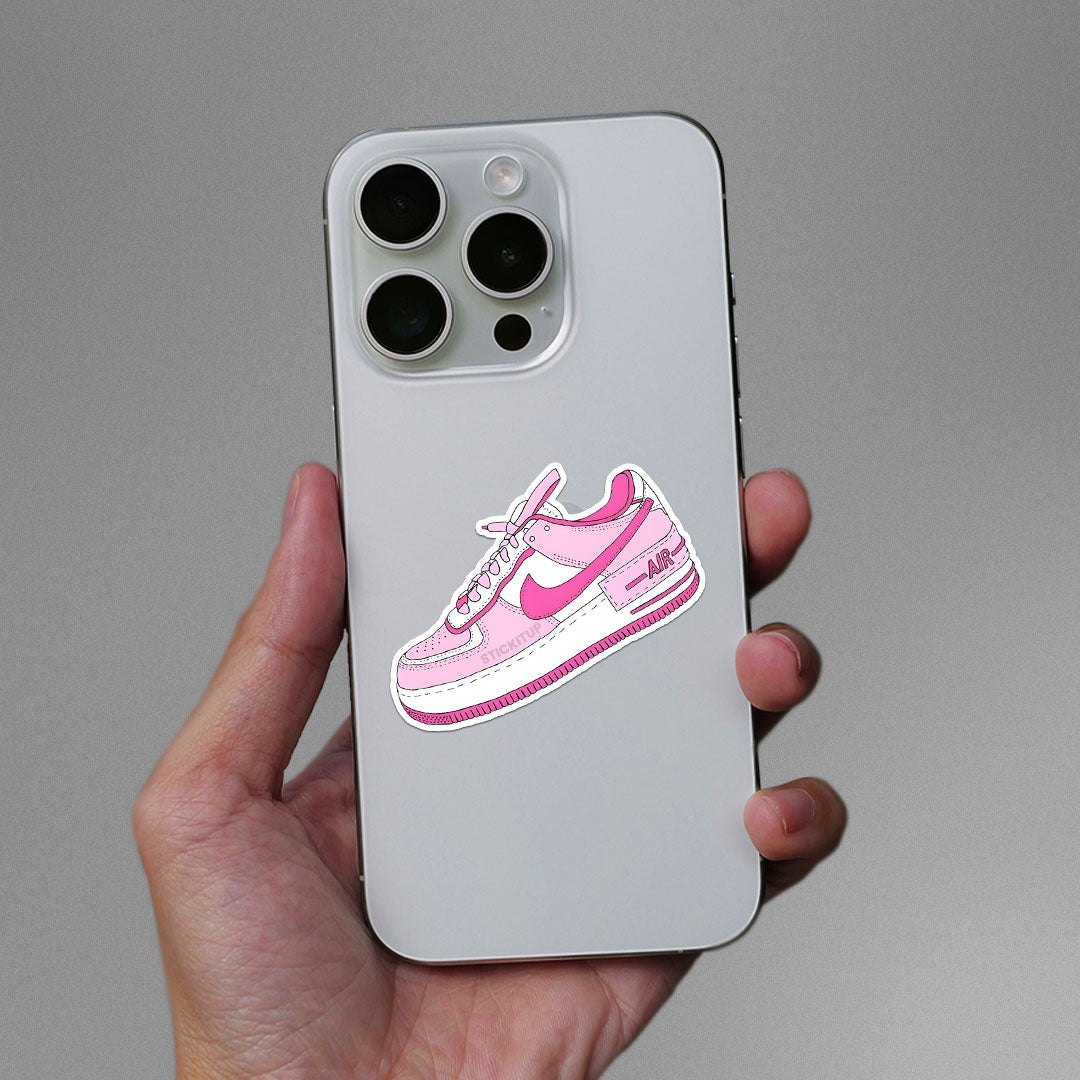 PINK AIR SHOES Sticker| STICK IT UP