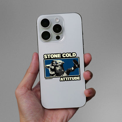 STONE COLD ATTITUDE Sticker| STICK IT UP