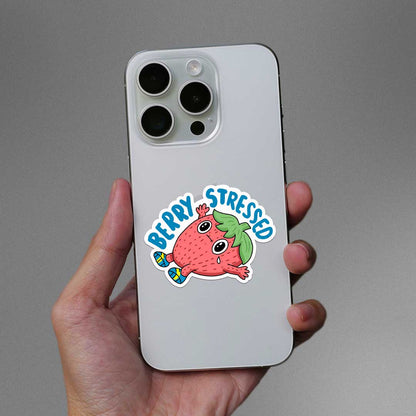 Berry Stressed Sticker