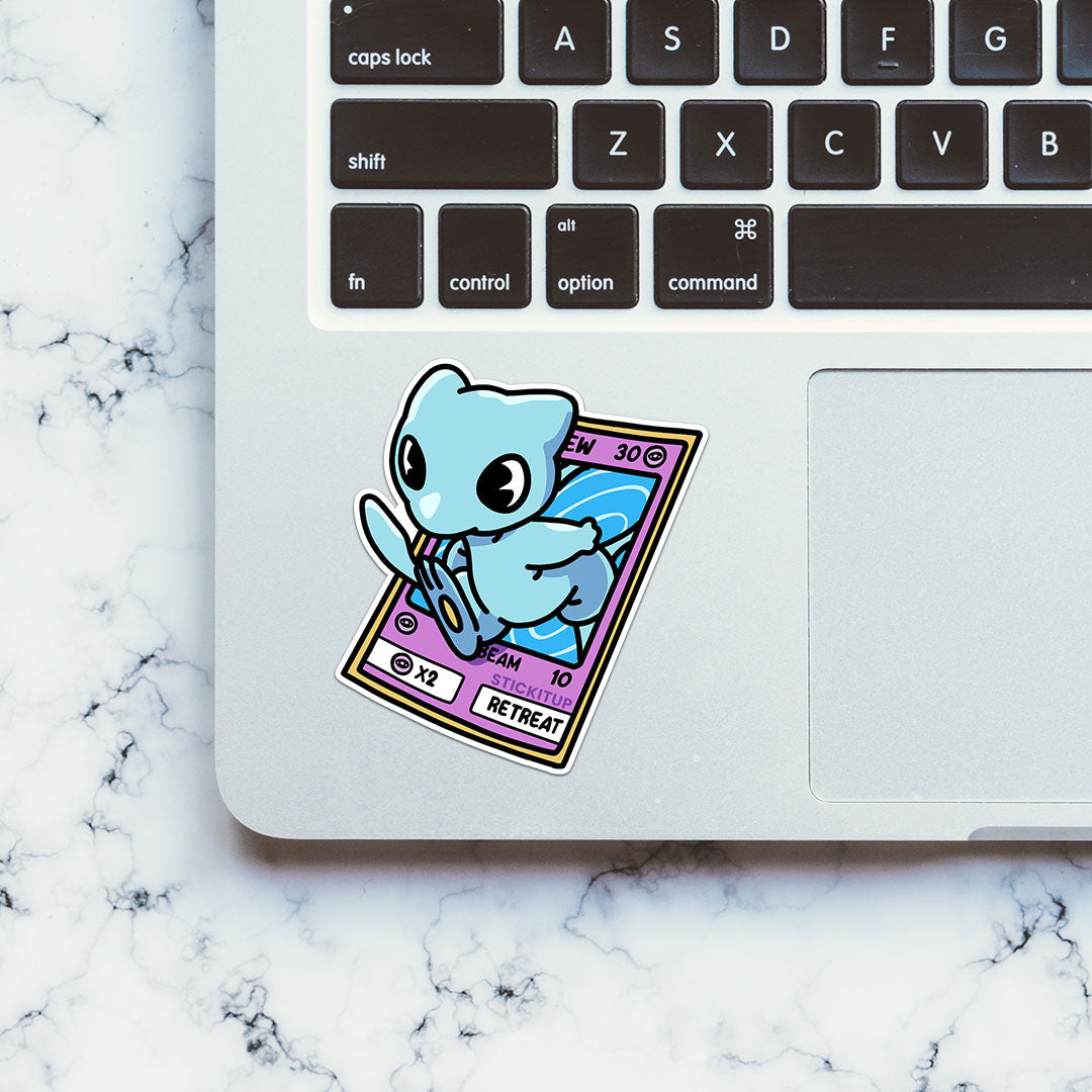 Mew Card Sticker