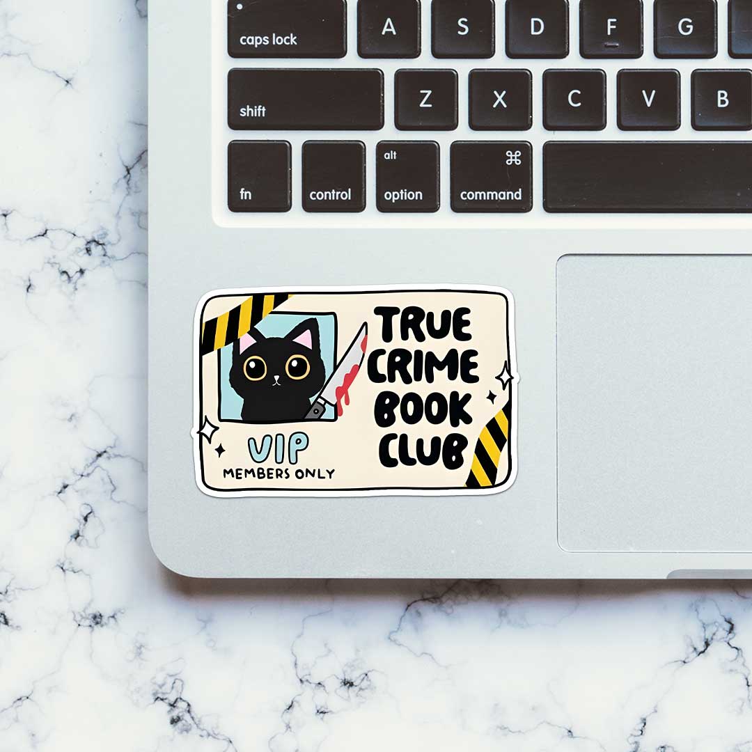 True Crime Book Club Sticker