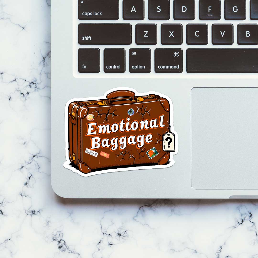 Emotional Baggage Sticker