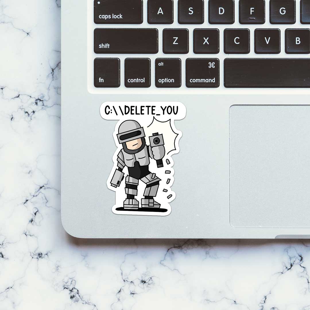 Delete You Sticker